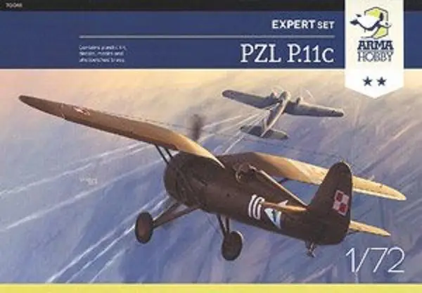 

Набор инструментов для хобби, масштаб 1/72, ADL70015 PZL P.11c