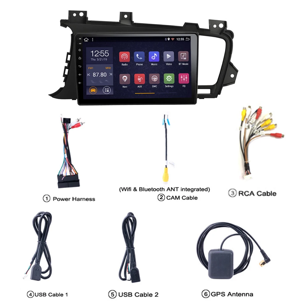 2G+32G for Kia K5 2011-2015 Auto radio GPS Navigation 9