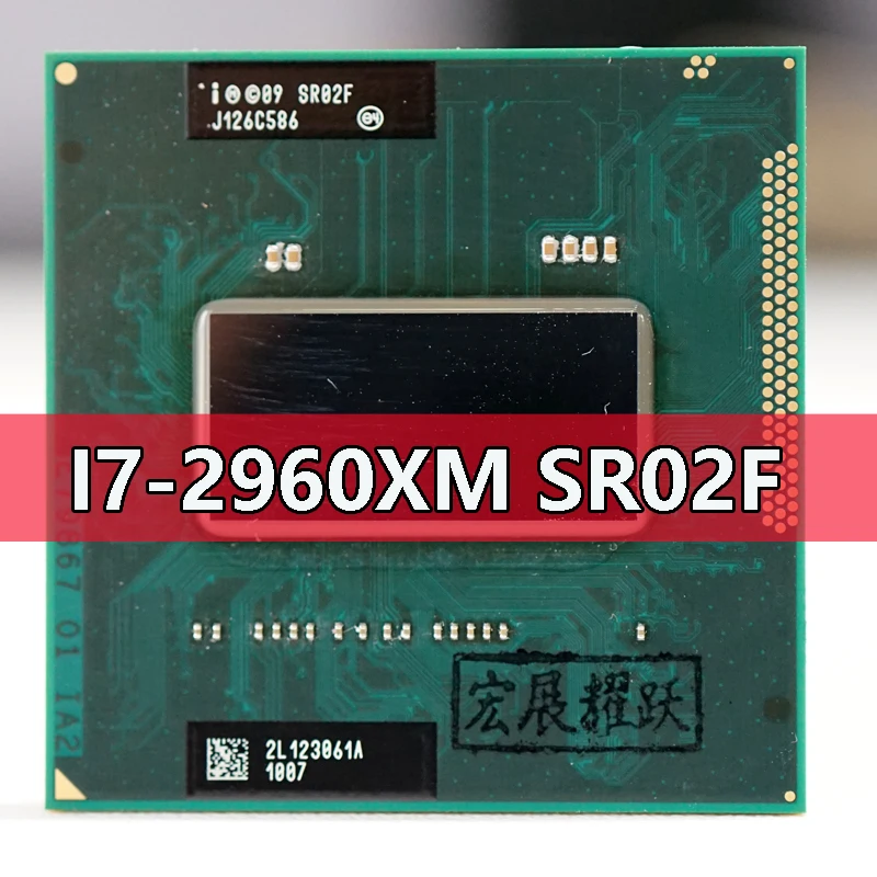 Процессор Intel Core I7-2960XM SR02F процессор i7 2960XM для ноутбука гнездо G2 rPGA988B подходит HM65 75