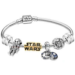New DIY Luxury Bracelets Beadeds Designer Charms Making Fit Pan 925 Sterling Silver Accessories Bangles Beads Sets Jewelry Women