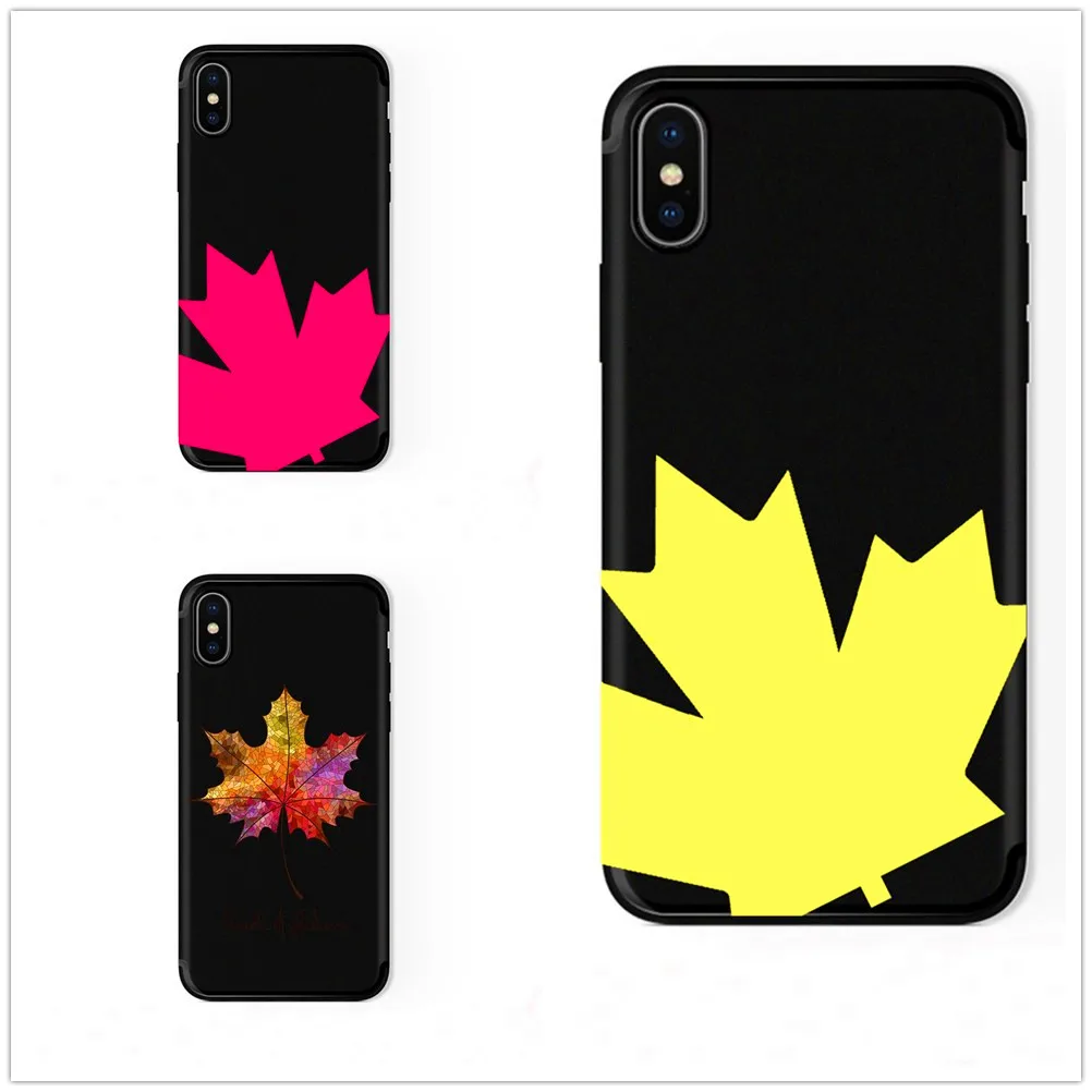 

Fashion Maple leaf soft Fundas cover case for iphone 8 7 6 plus XS XR MAX 5 for Samsung Galaxy 8 9 10 plus 7 10 edge coque shell