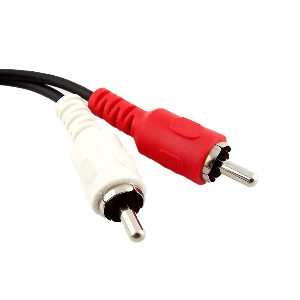 

20pcs 5 Pin DIN Male Plug to 2RCA Male Plugs Converter Audio Nickel Plated Connector Cable Cord 50cm/1.5ft