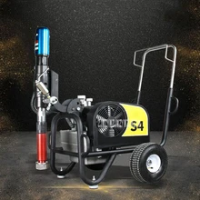 S4 High Pressure Airless Putty Spraying Machine Gasoline / Electric Spraying Machine Latex Paint Paint Spraying Machine 10L/Min