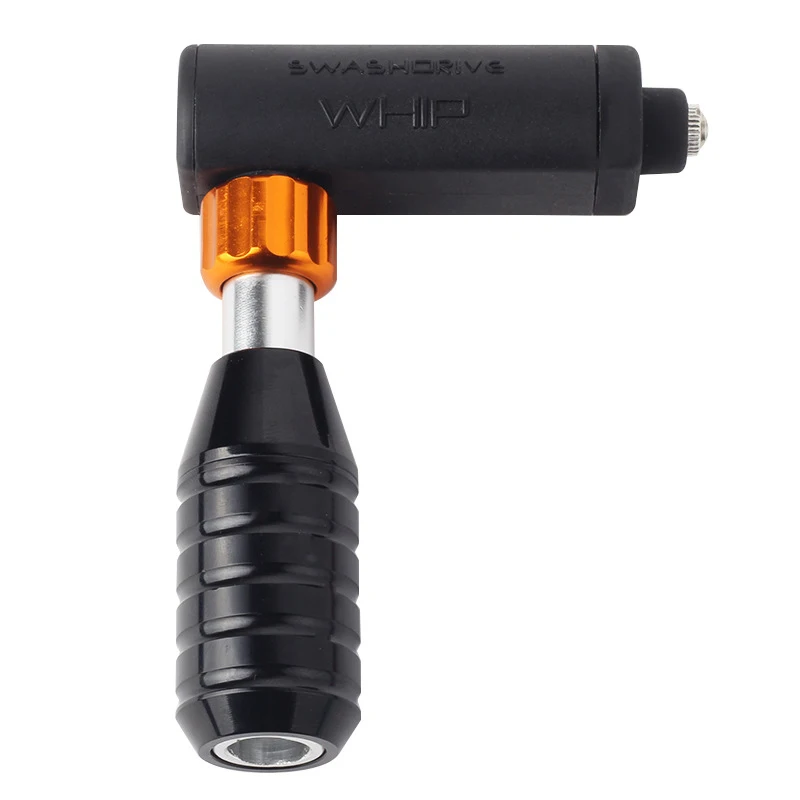 Black Rca Интерфейс вращающийся тату-машина без скрипучих алюминиевых ручек постоянный макияж, боди-арт инструменты для рисования - Цвет: Black
