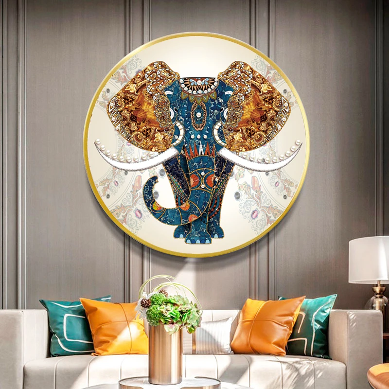 Needlework DIY Printed European Style Cross stitch Sets For Embroidery kit Full embroidery Elephant Cross-Stitching Home Decor embroidery thread,cross stitch kit