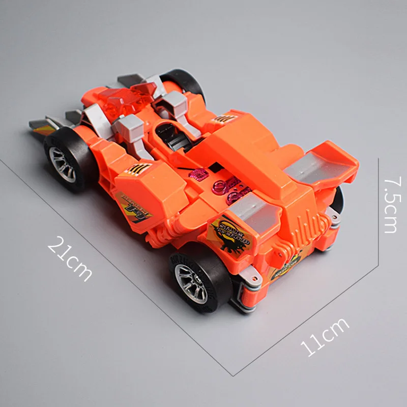 Светодиодный игрушечный автомобиль с деформацией, игрушечный динозавр, игрушечный светильник, музыкальные подарки для детей, NSV775