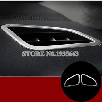 

For Subaru Outback Stainless Dashboard Air Vent Outlet Trim Cover 2015-2018 2pcs