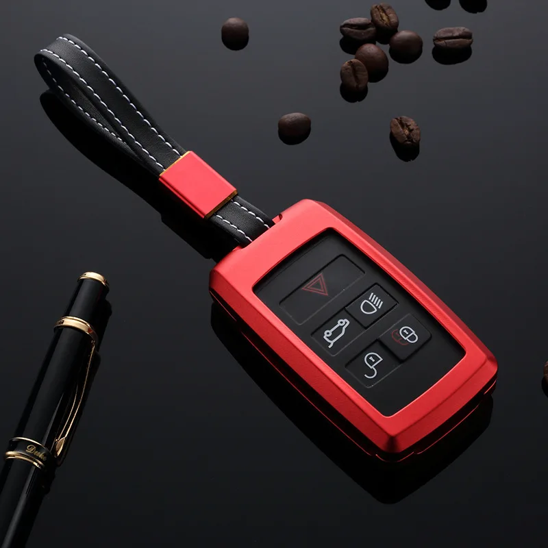 Чехол для ключей из алюминиевого сплава чехол держатель Land Rover Range Sport Evoque Velar Discovery