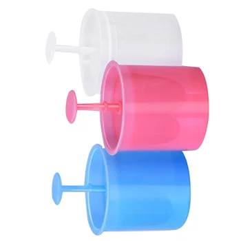 

3pcs Plastic Facial Cleanser Foam Maker Portable Body Wash Bubble Maker Bubbler Makeup Tool (Blue+White+Pink)