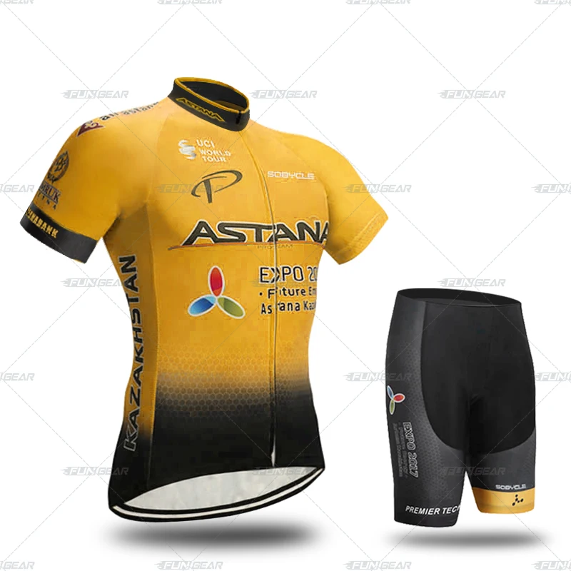 NormalCyclingSet Одежда для велоспорта мужская летняя одежда для велоспорта дышащая одежда для велоспорта с защитой от ультрафиолета/комплекты из Джерси с коротким рукавом для велоспорта Ropa Ciclismo maillot - Цвет: NormalCyclingSet