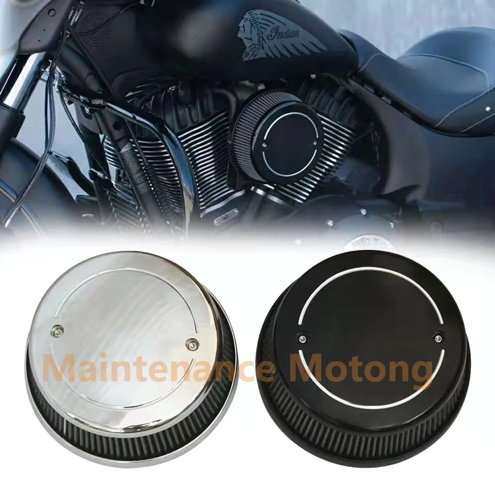 Filtre à air d'admission à haut débit pour Indian Vintage, 105field Chief Chieftain, Dark Horse