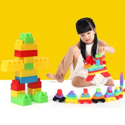 DIY креативные кирпичи объемные развивающие игрушки строительные блоки город модель фигурки Детские игрушки Совместимые все бренды