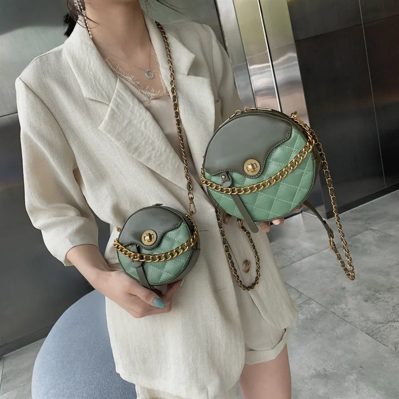 

On the new net red small satchel 2019 new ins universe diagonal bag fashion Joker single shoulder chain small round bag
