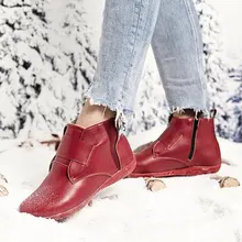 Женская прогулочная обувь; ботильоны; уличные спортивные кроссовки; мягкие женские полусапожки на плоской подошве; женская обувь для отдыха без застежки; botas Mujer