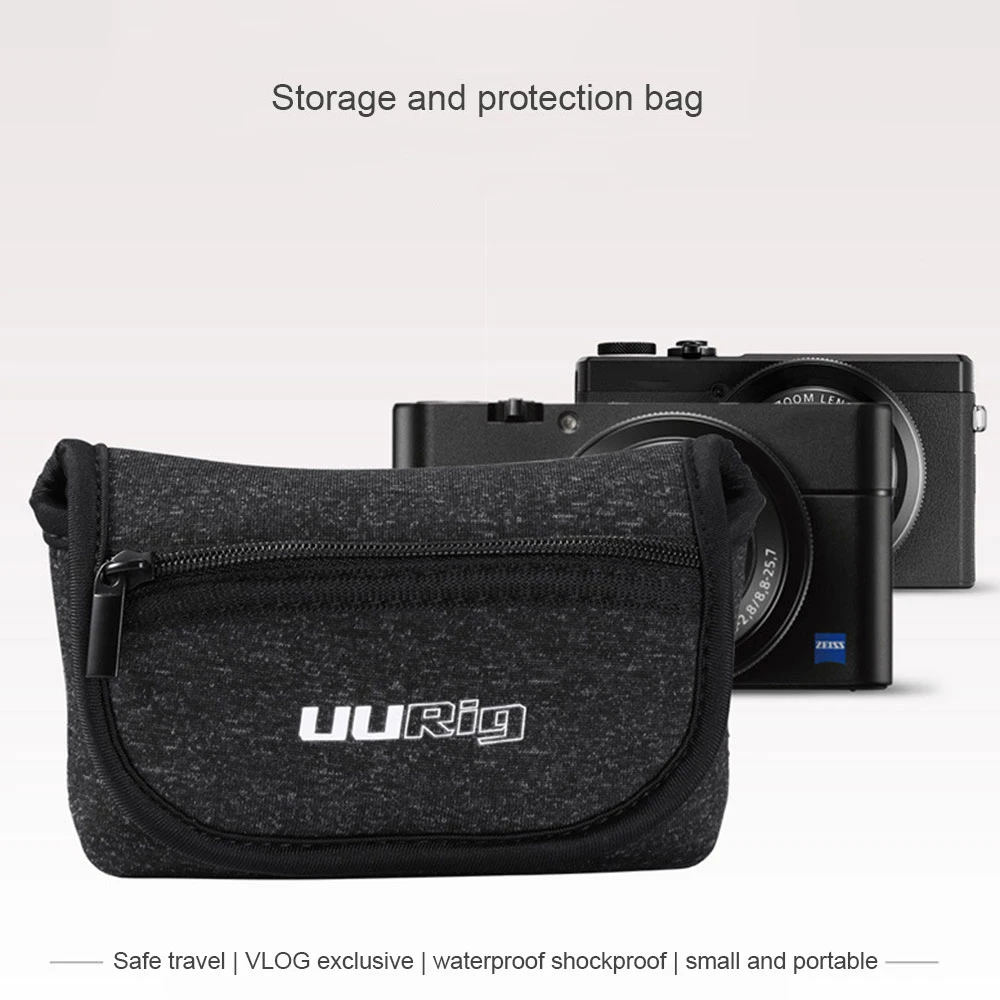 UURig R014 Camera Bag Protective Carrying Case Storage Bag for Sony RX100 VII Canon G7X Mark III Point&Shoot Camera Accessories