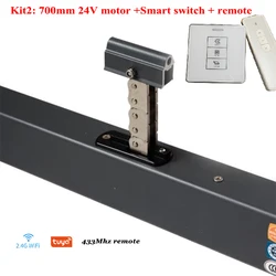 Ouvre chaîne intelligent DC24V 700mm, actionneur de fenêtre motorisé automatique, lucarne, auvent de fenêtre de serre 