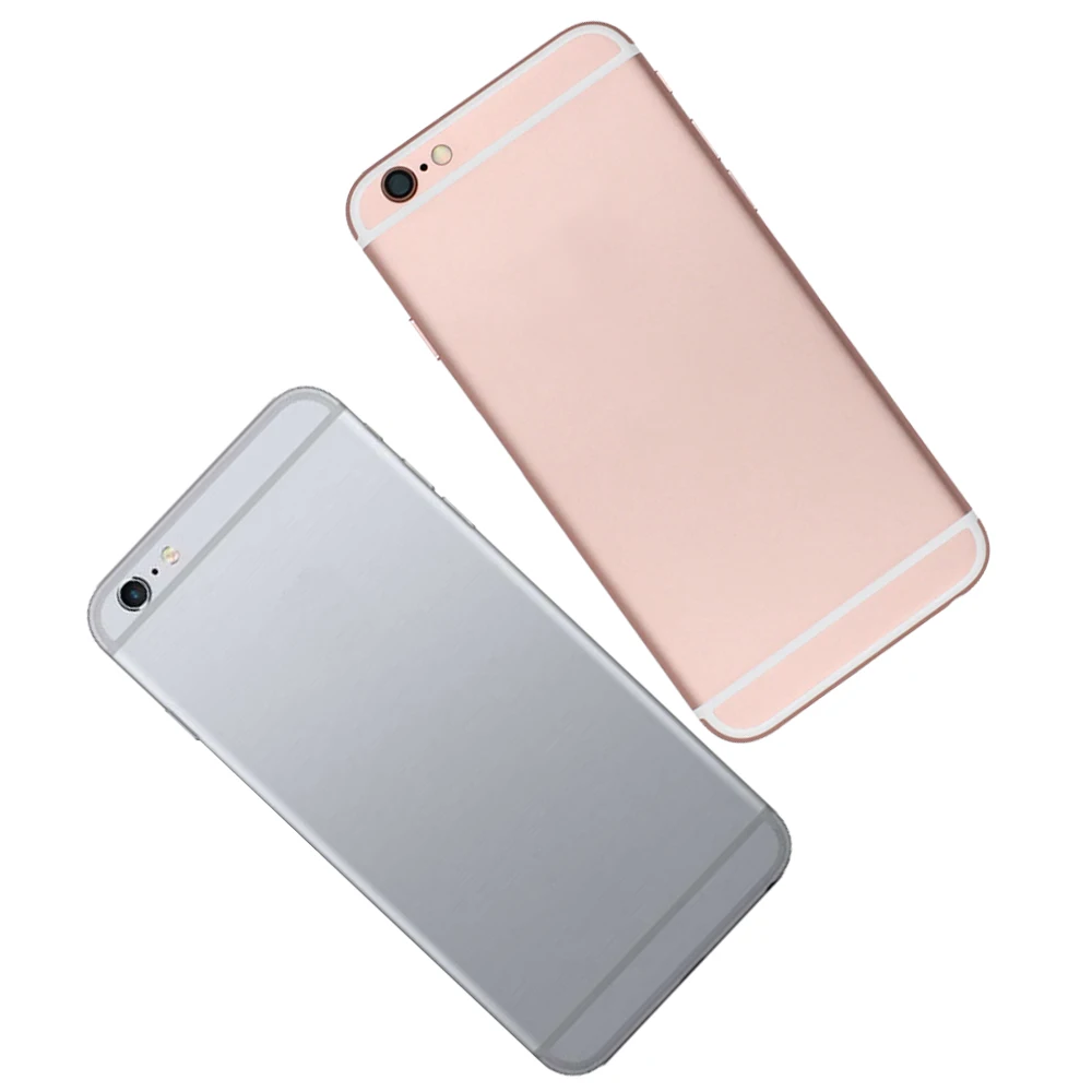 Задняя крышка для IPhone 6G/6 S/6 Plus/6 S Plus батарея задняя дверца-крышка средняя рама корпус+ IMEI Замена