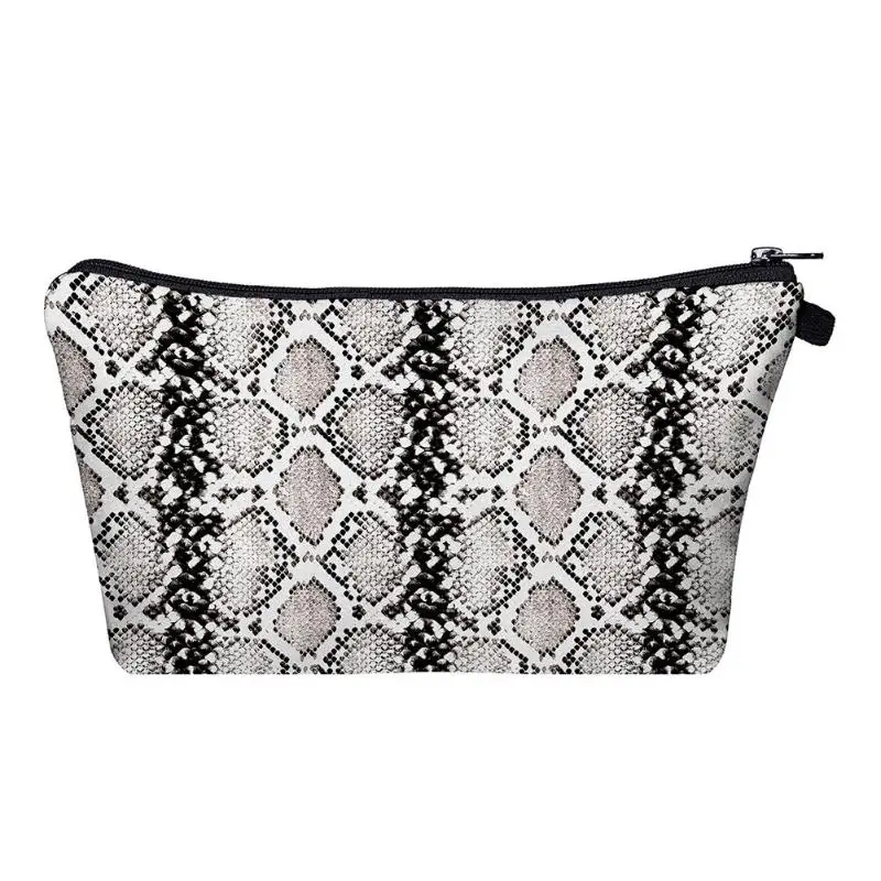 

Fashion 3D Digital Snake Print Clutch Waterproof Women Money Phone Pouch Ladies Casual Wallet Cosmetics Makeup Storage Bags