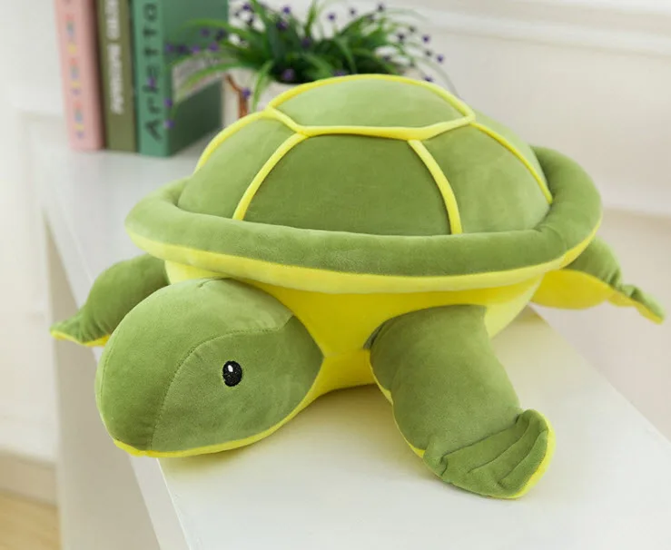

40cm Soft toy plushed tortoise Lovely stuffed cartoon tortoise doll Comfortable Green turtle plush pillow