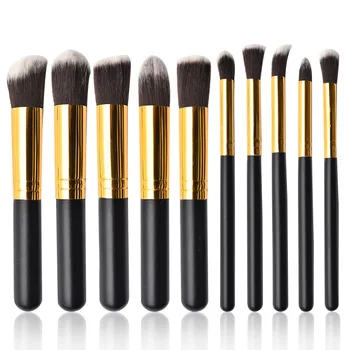 

10pcs/set Makeup Brushes Professional Powder Foundation Eyeshadow Make Up Brushes Cosmetics Makeup Tools MZS1009