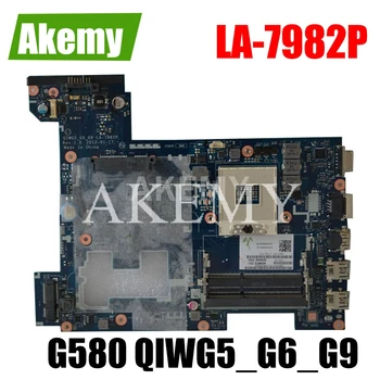 

Free Shipping QIWG5_G6_G9 LA-7982P LAPTOP MOTHERBOARD FIT For Lenovo G580 P580 NOTEBOOK MAINBOARD High Quality tested 100% work