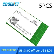 

5X CC2652P ZigBee Blue-tooth Multi-protocol 2.4GHz SMD Wireless SoC Module 20dBm Transceiver Receiver PCB Antenna E72-2G4M20S1E