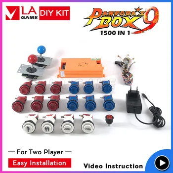 

pandora box 9 1500 games in 1 pandora box official game board 2 player kit video instruction sanwa joystick happ buttons