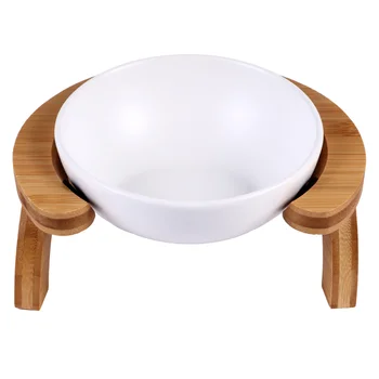 

1 Set Pet Food Bow Portable Practical Pet Feeder Pet Bowl Raised Pet Bowl for Pet Cat Indoor