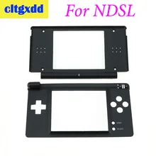 Cltgxdd черный пластиковый верхний/Нижний ЖК-экран Рамка для N D S L игры DS Lite консоль дисплей экран Корпус Замена