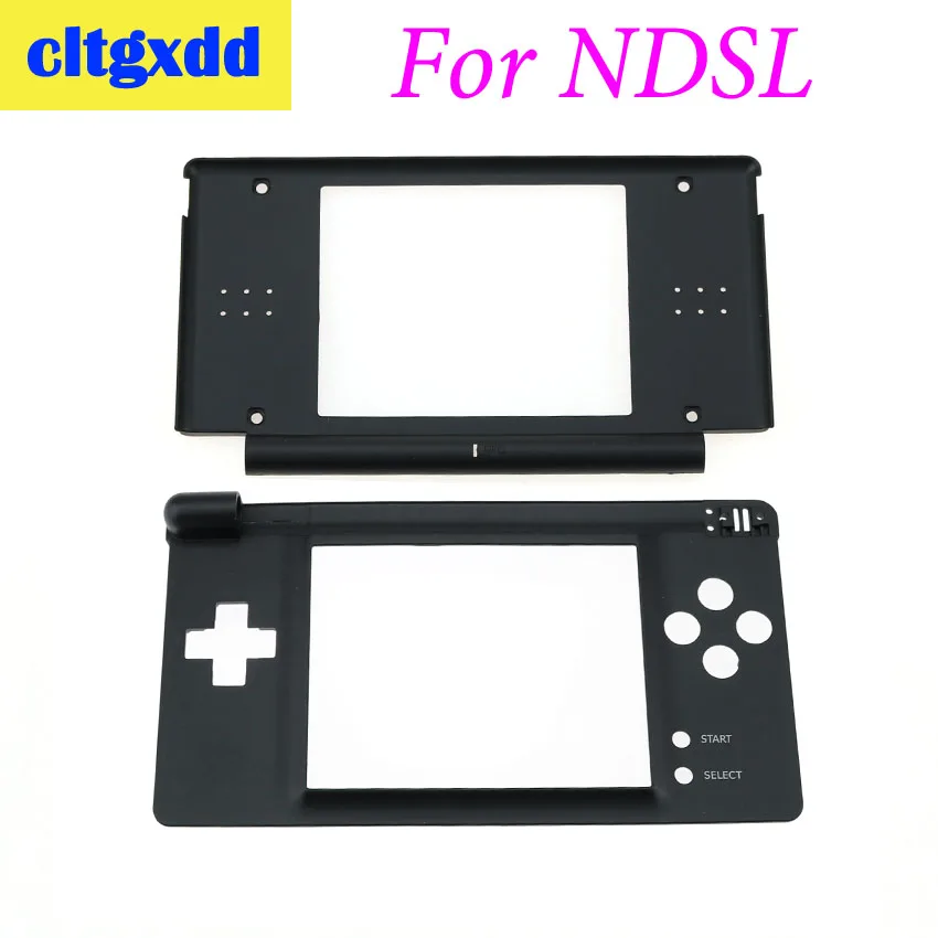 

cltgxdd Black Plastic Top Upper / Lower LCD Screen Frame For N D S L Game DS Lite Console Display Screen Housing Shell Replaceme