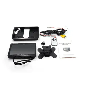 

7 inch TS7018 desktop monitor digital screen desktop car monitor with headrest mounting frame new screen for 12-40V