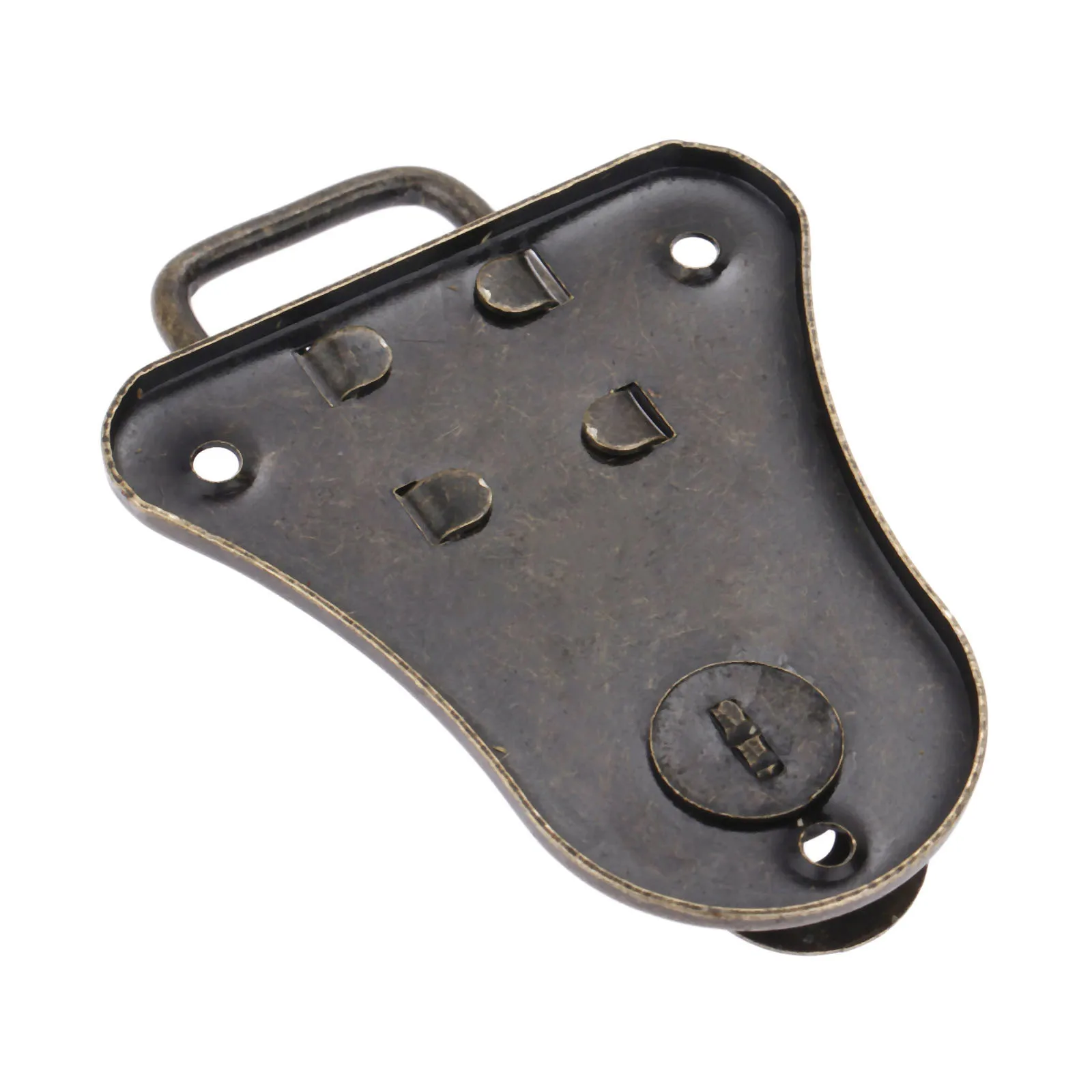 Description Picture 6 of item95*52mm Antique Jewelry Wooden Box Lock Hasps Drawer Latches Suitcases Hasp Latch Buckle Clasp Furniture Hardware With Screws