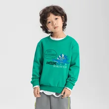 Sweat shirt pour garçon, vêtements d'hiver, doublure polaire, épais, en Jersey, pour les tout petits et les bébés