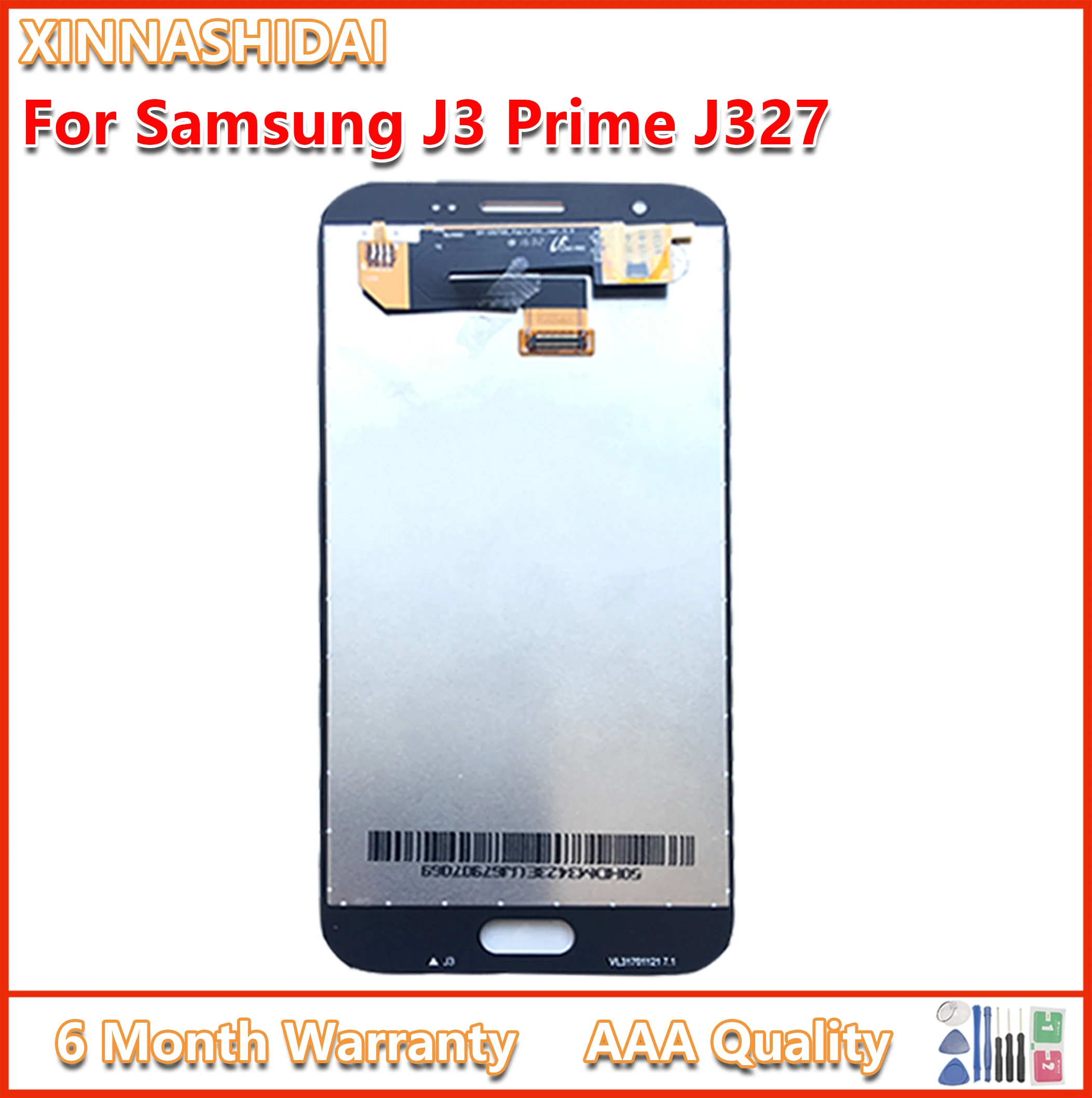 ЖК-дисплей для SAMSUNG GALAXY J3 Prime 2017 J327 j327W J327V J327T J327P сенсорный экран сборка замена |