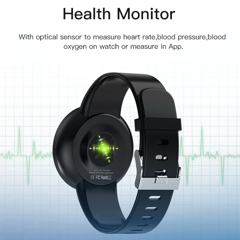 Toleda D3Plus двойной Usb Зарядное устройство Smartwatch сердечного ритма для отображения