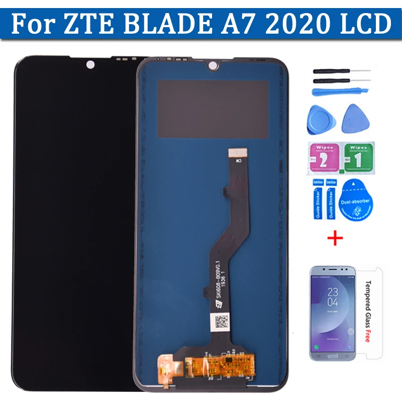 Экран для ZTE Blade A7 2020 ЖК-дисплей цифровой преобразователь экрана в сборе запасные