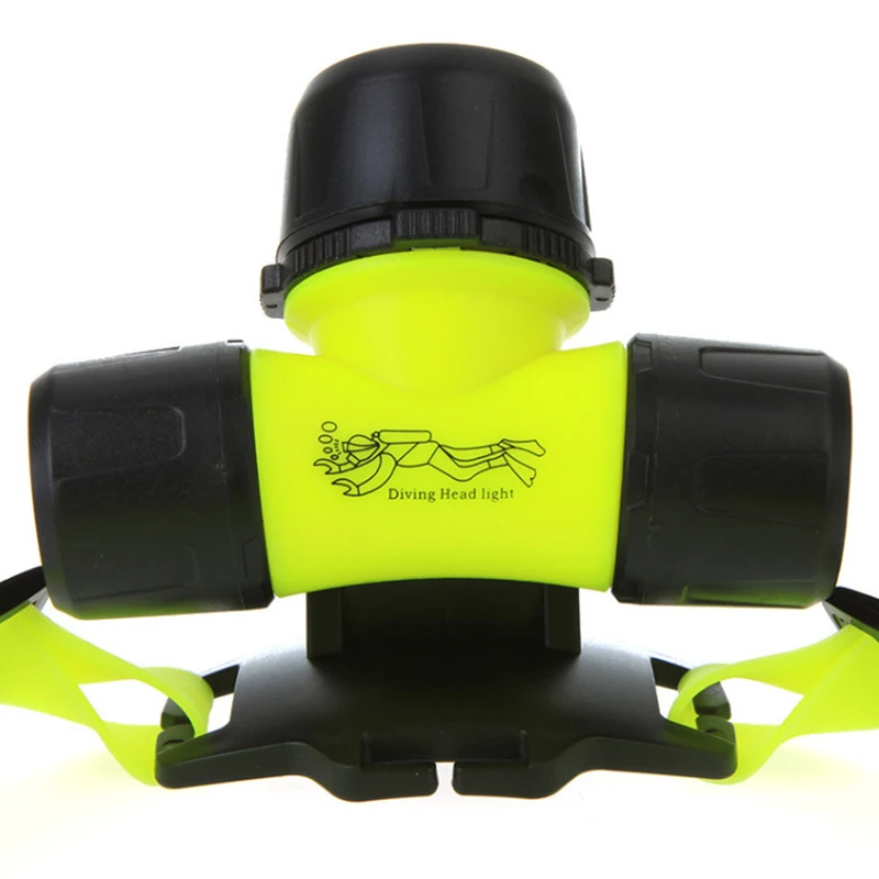 Открытый Кемпинг Велоспорт светильник светодиодный Дайвинг крепкий налобный фонарь 18650/3AAA двойного назначения без батареи энергосберегающий налобный фонарь высокой яркости