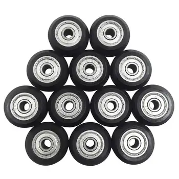 

12Pcs Big Plastic Pulley Wheels with Bearings Gear Perlin 3D Printer Compatible for CR-10 CR-10S CNC Router BT0521 5*21.5*7