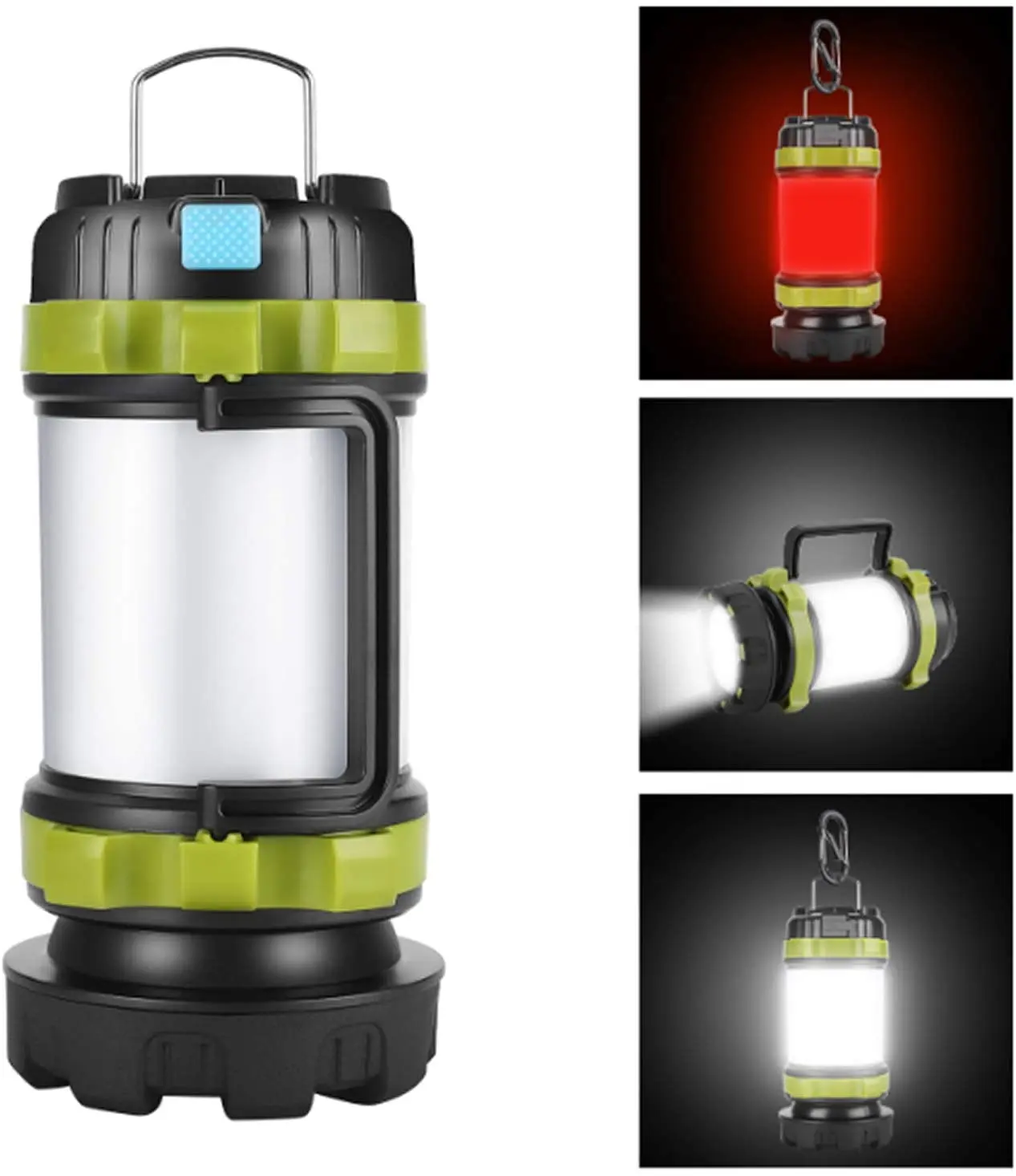 40000lm LED Camping Lantern Rechargeable Portable Flashlight Dimmable Spotlight Work Light Waterproof Searchlight Torch |