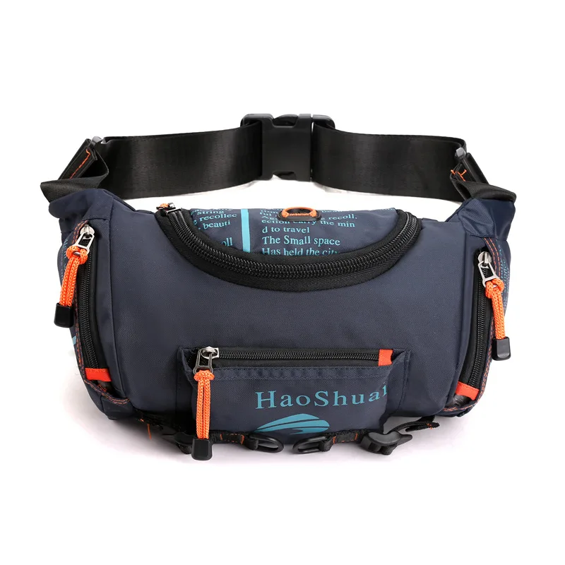 Weysfor Waist Pack Waterproof Oxford Men Belt Fanny Pack Shoulder Messenger Bag Large Capacity Travel Bum Sling Chest Bags