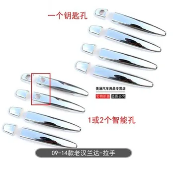 

ABS Chrome Door Handle Bowl Door handle Protective covering Cover Trim Car Styling for Toyota Highlander 2009-2020