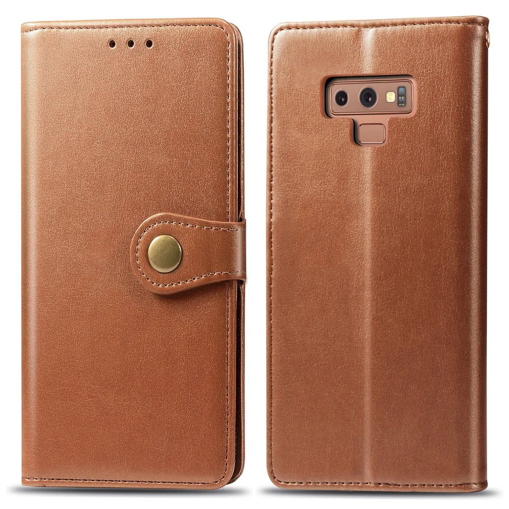 Business Flip Leather Wallet Cover Case For Samsung Galaxy A10 A20 A40 A50 A70 M10 S8 S9 S10e S10 Plus Note 8 9 10 Pro J2 Prime