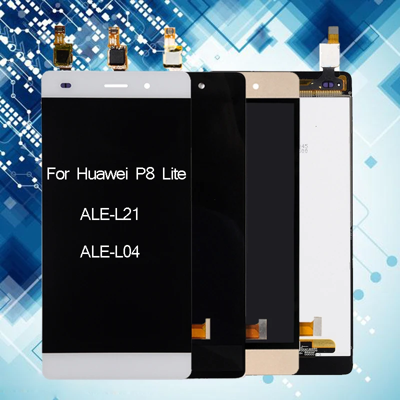 5 0 дюймов ЖК-дисплей для HUAWEI P8 Lite сенсорный экран дигитайзер с рамкой дисплей