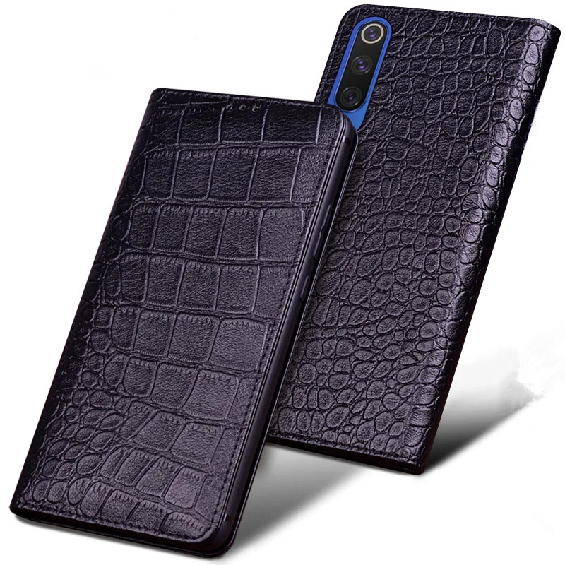 Деловой чехол из натуральной кожи для телефона Xiaomi Mi9 Pro/Xiaomi Mi9/Xiaomi Mi9 SE/Xiaomi Mi9 Lite чехол для телефона