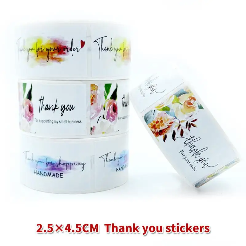 

250pcs Thank You for Your Order Stickers, Decorative Sealing Stickers for Small Business Packaging Decor, Wedding Party Gifts