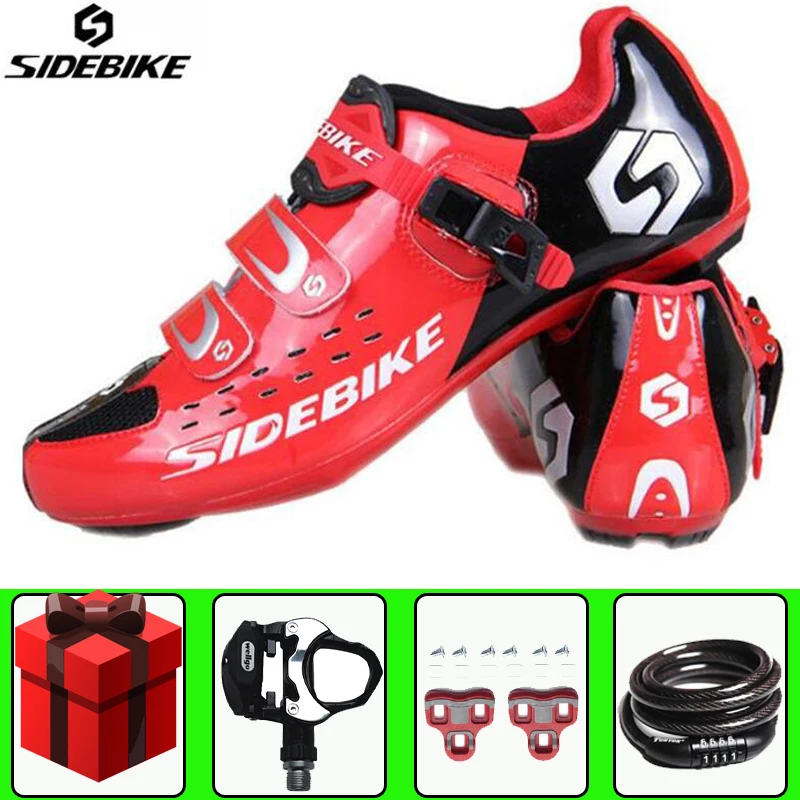 

Sidebike Men road Cycling Shoes add pedal set Ultralight Self-Locking sapatilha ciclismo Triathlon Bicycle men Sneakers women