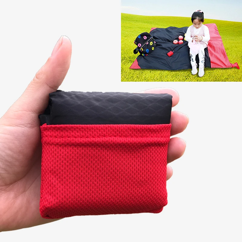

Outdoor Pocket Picnic Beach Camping Mat Mini Moisture-proof Waterproof Beach Mat Tent Floor Mat Waterproof Outdoor Blancket