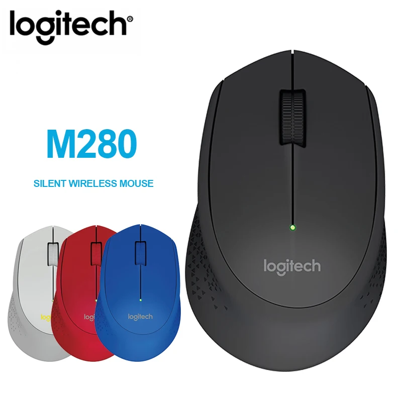 Оригинальная беспроводная мышь Logitech M280 с usb-приемником 2 4 ГГц 1000 точек/дюйм