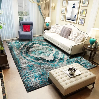 

Imported Turkey Carpets for Living Room Persian Home Carpet Bedroom Sofa Coffee Table Mat Modern Thick Study Room Carpet Bedside