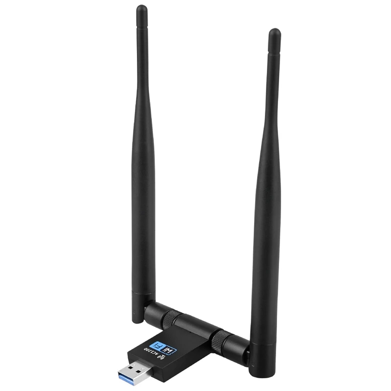 USB Wifi антенный адаптер AC1200Mbps беспроводная WiFi сетевая карта Бесплатный драйвер USB3.0 двухдиапазонный Wifi приемник передатчик ключ